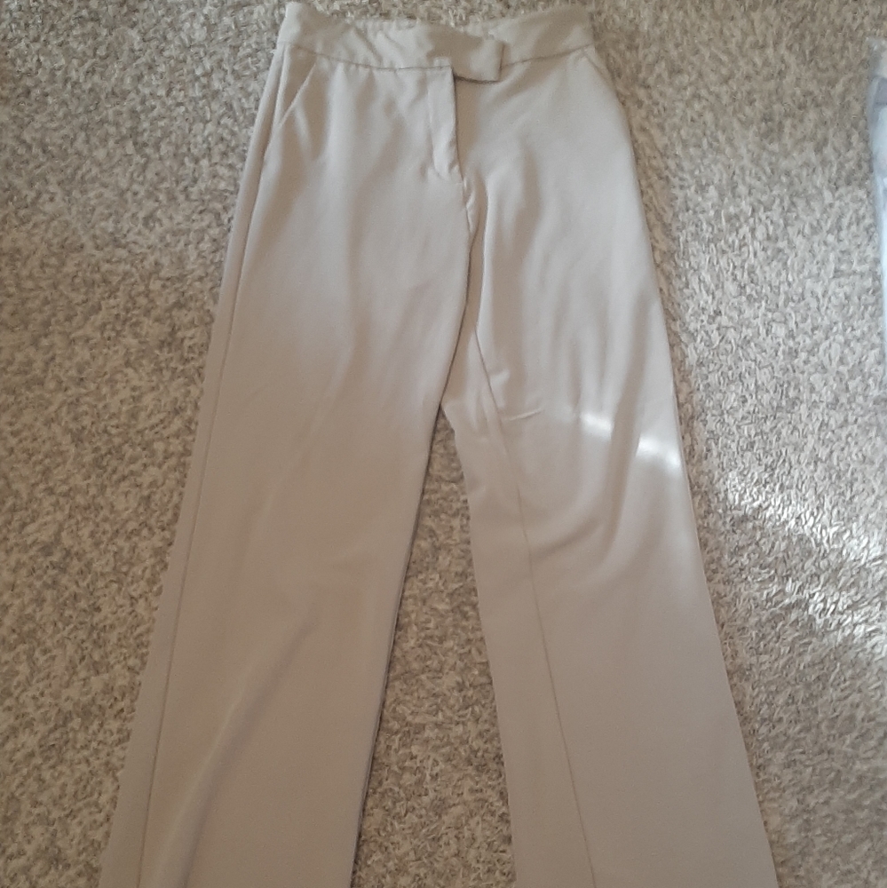 Casual suit pants, Beige, size 8 h&m